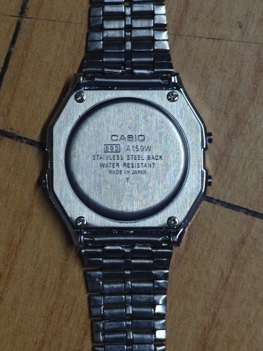 Relógio Casio Prateado A159W - Novo sem uso