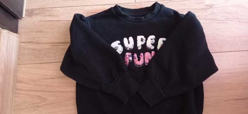 Bluza Reserved 110/116 dziewczynka cekiny