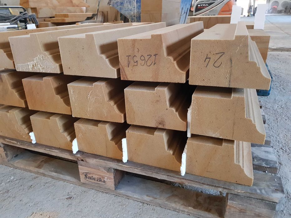 60 Gzyms elewacyjny z piaskowca O02_1 | 100×16×10cm | Sztukateria