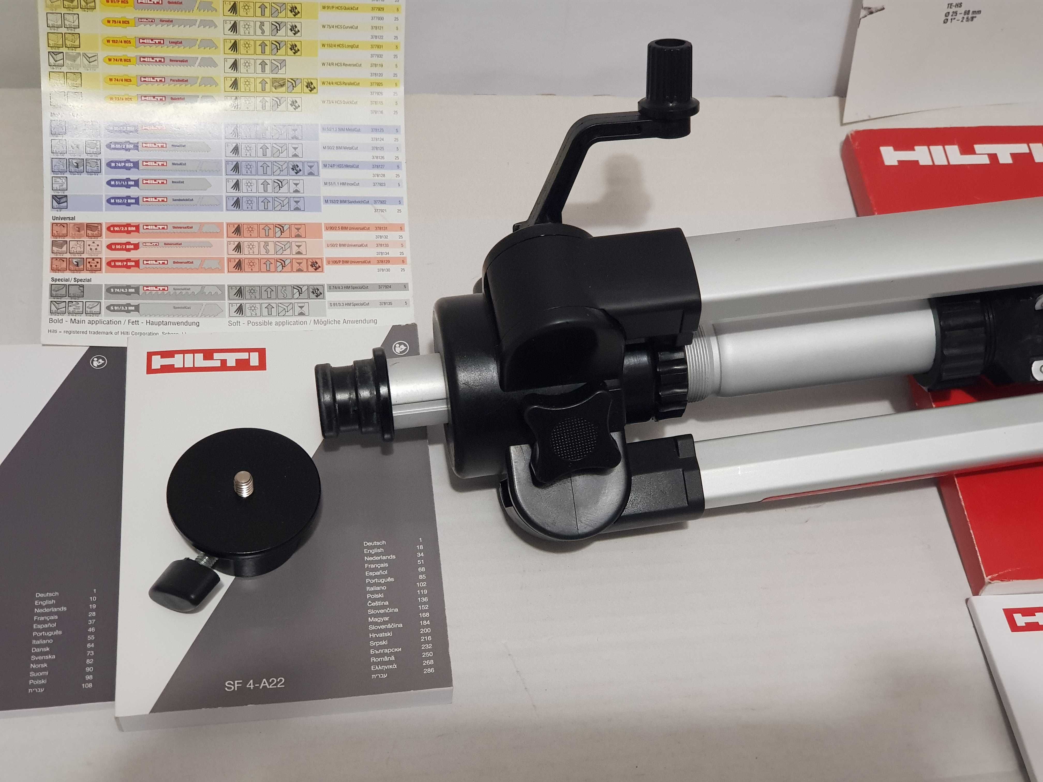 Statyw 1.2m HILTI PMA 20 do laser krzyzowy niwelator PMC,PM 4 PML 32