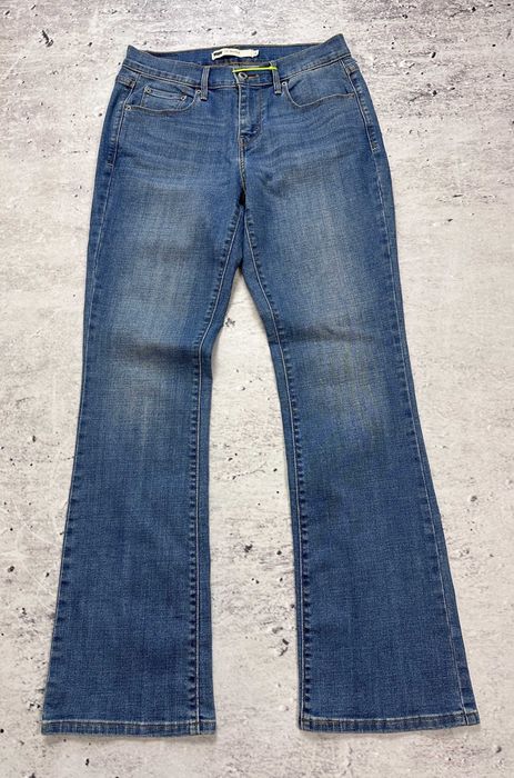 Spodnie jeansowe LEVIS 515 Bootcut dzwony niebieskie Jeans r. 27/32