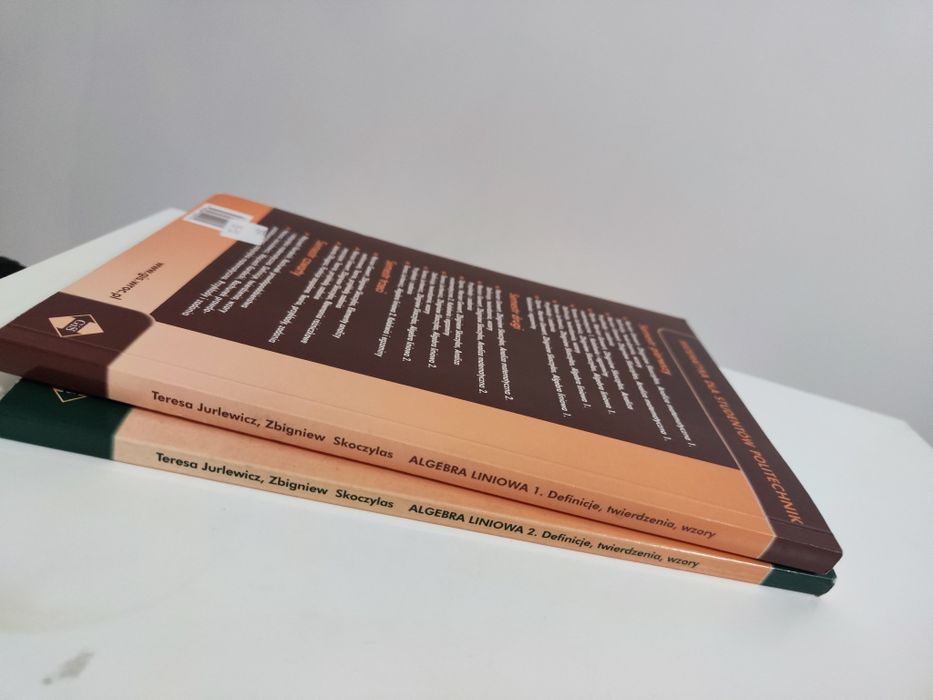Algebra liniowa tom 1 i 2 - Teresa Jurlewicz, Zbigniew Skoczylas