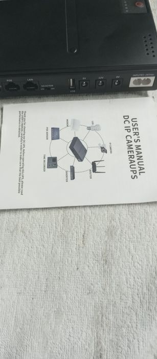Fonte alimentação DC IP câmeras