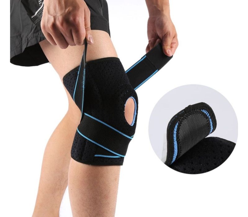 Бандаж на колено, наколенник с боковыми стабилизаторами