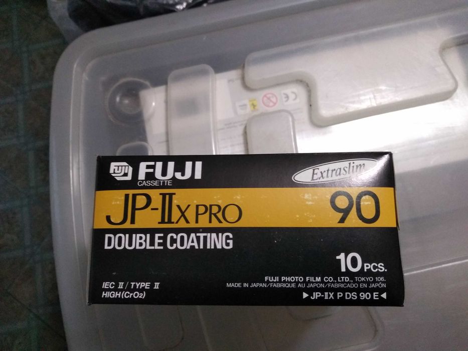 Cassetes de áudio VINTAGE, FUJI JP-IIx PRO 90, NOVAS!