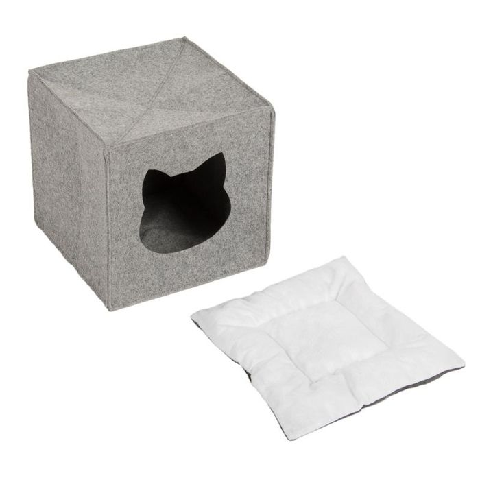 Filcowa budka Zooplus domek dla kota do regału Cat home hideout