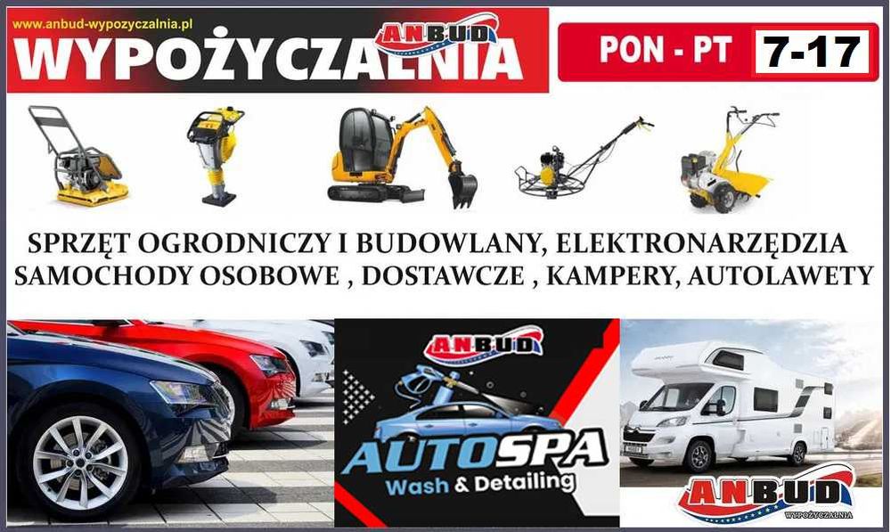 Minikoparka  Wynajem Wypożyczalnia  Sprzęt Budowlany  i Ogrodniczy