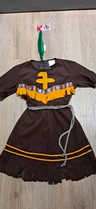 Strój przebranie kostium indianka