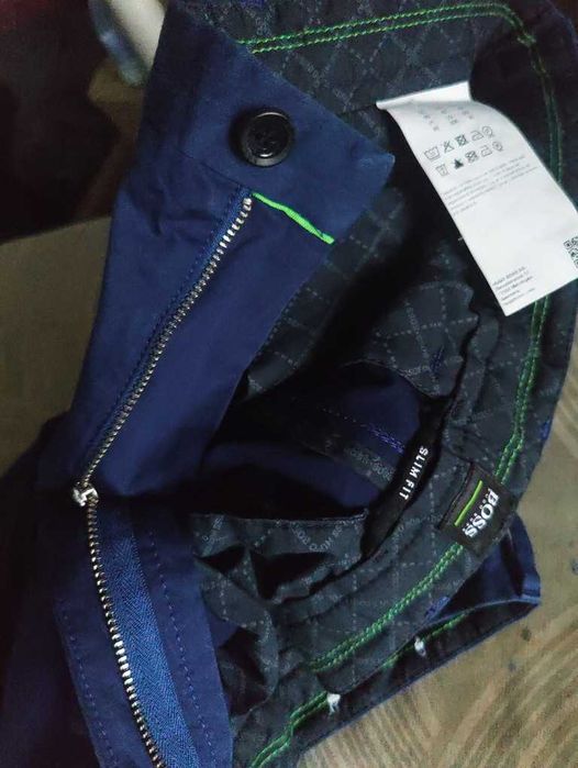 Джинсы (chino Hugo Boss Germany w30 stretch navy.