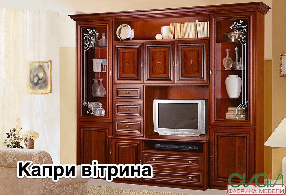 Вітальні,вітрини,стінки,стенки,гостинные,Скай,Skay,классика,класичні