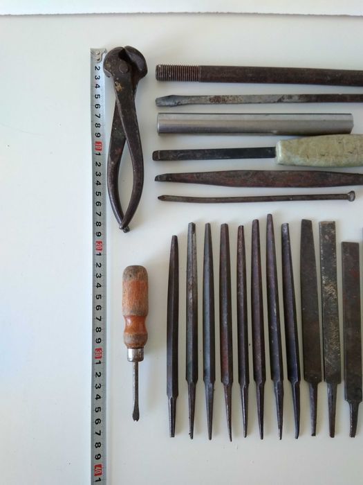 Напильник надфиль пилка рашпиль напилок струбцина G-образная СССР: 10 ...