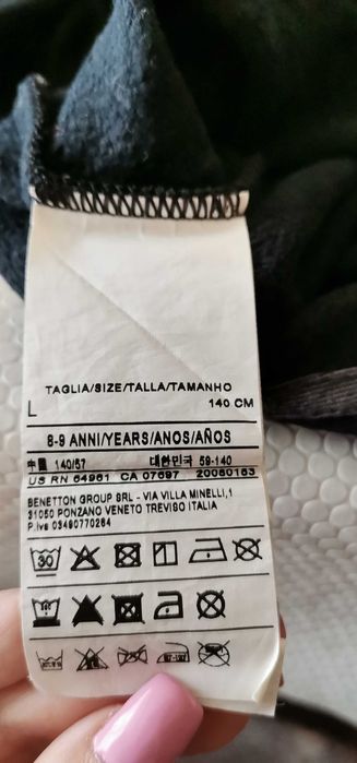 Macacão preto de criança Benetton