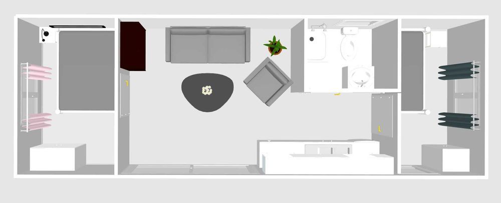 MILANO 35+12m2-MARWIS MOBILE HOMES-domek mobilny-marwis.eu