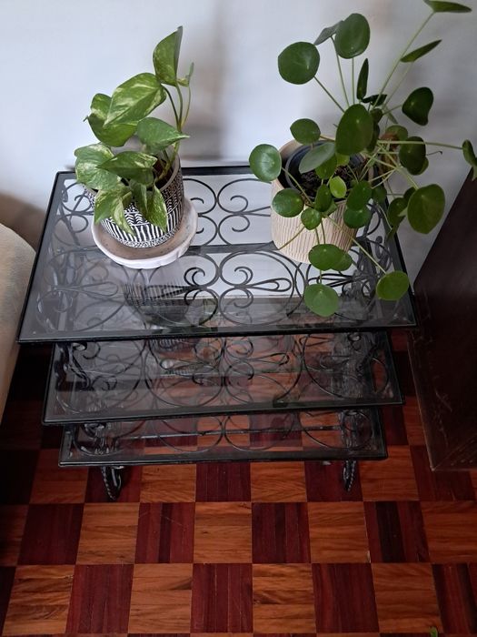 Conjunto 3 mesas de apoio