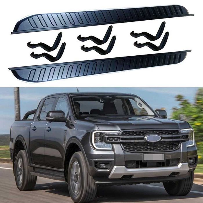 Пороги подножки Ford Ranger T9 2023-2026 бокові підніжки форд рейнджер