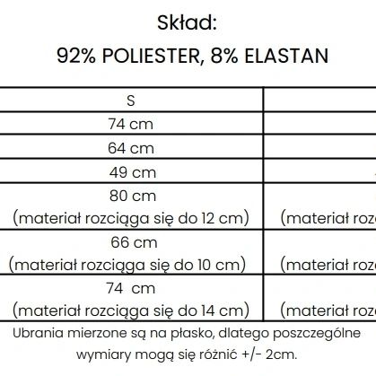 Body olavoga Spain S M czarne ciemny beż coffe