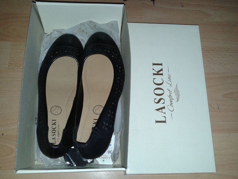 Nowe buty damskie czółenka Lasocki Comfort Line rozmiar 36