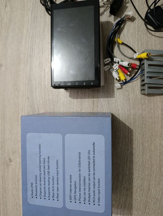 Rádio Android 7” Gmbelec completo