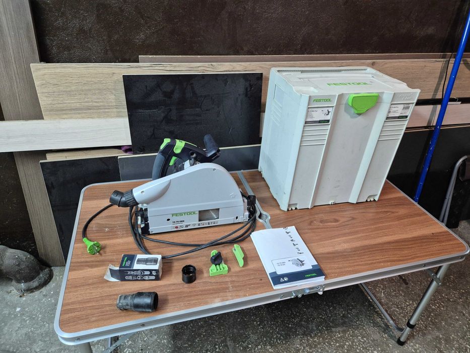 Zagłębiarka (Pilarka) FESTOOL TS 75 EBQ+2xProwadnica itp. STAN WZOROWY