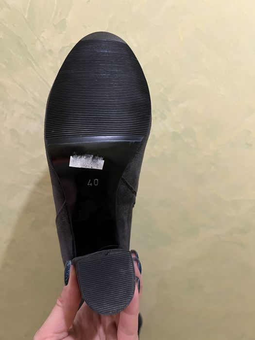 Чоботи ботфорти 40