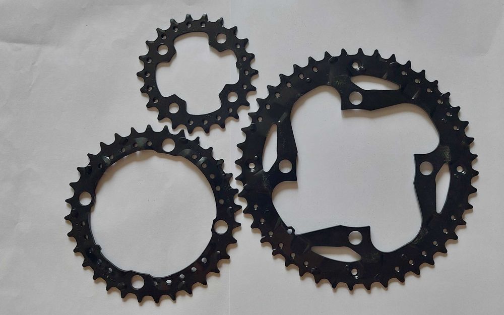 Zębatka zębatki tarcze blaty korby 22 32 44 nowe stalowe 104/64BCD