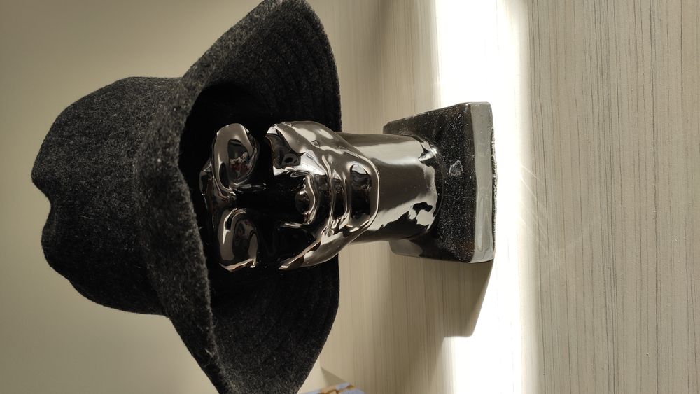 Kapelusz damski czarny h&m