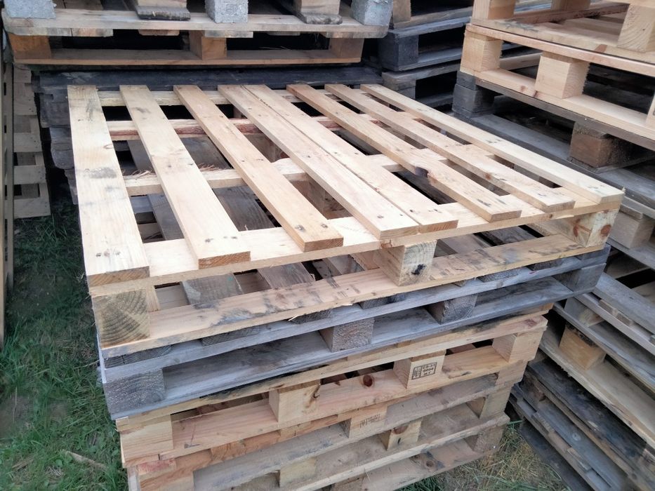 Palety drewniane euro i europodobne jednorazowe przemysłowe
