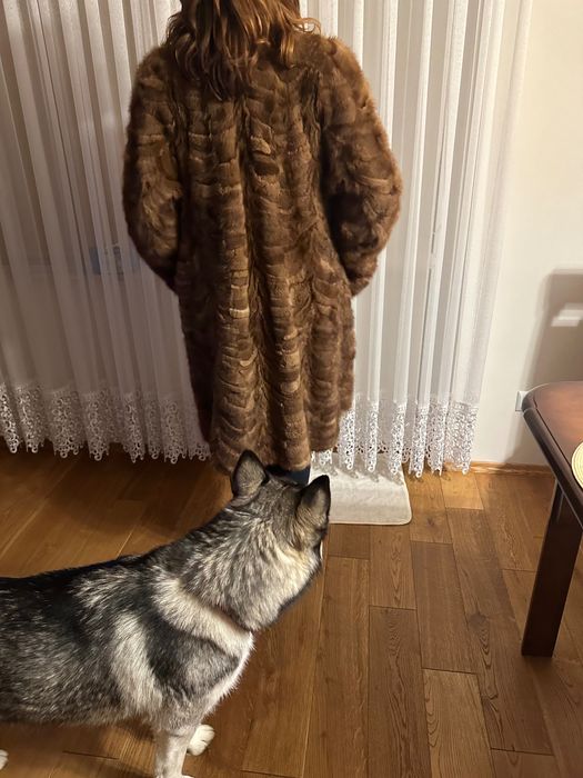 Futro z norek naturalne