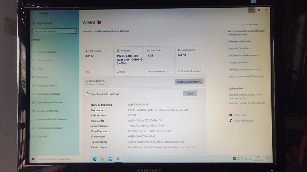 PC completo + monitor
