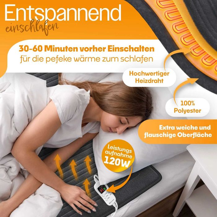 Електроковдра KESSER XXL 200x180см | Преміум Німеччина | Нова