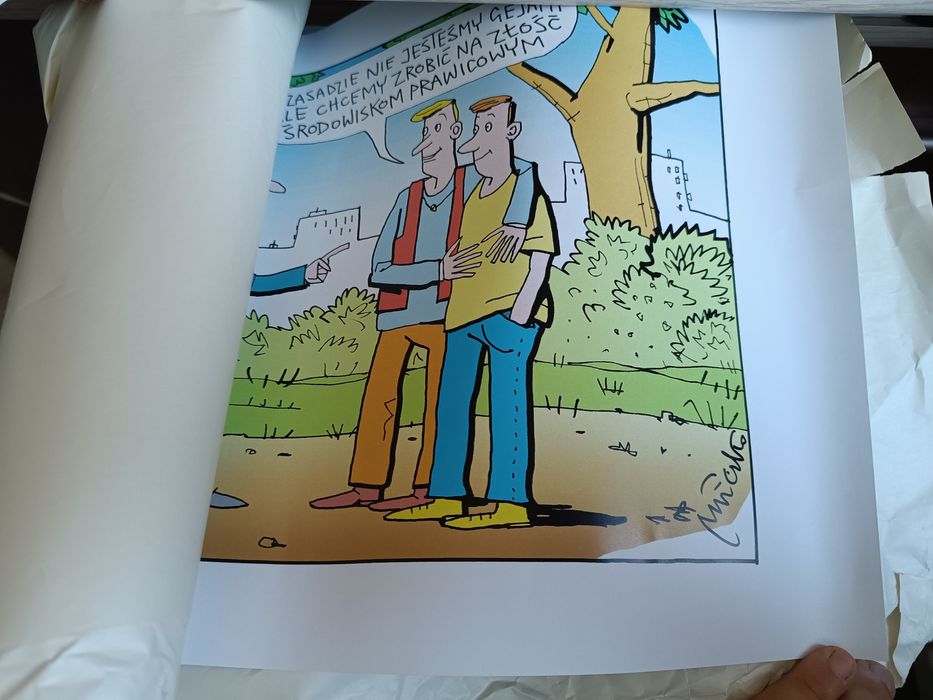 2x Plakat Andrzej Mleczko