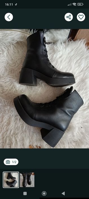 Сапоги 36-37р для девочки