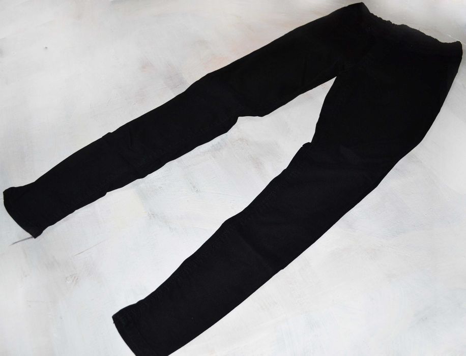 czarne tregginsy S/M skinny jeans