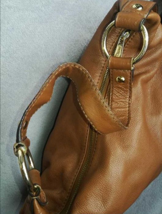Брендовая кожаная сумка Michael Kors