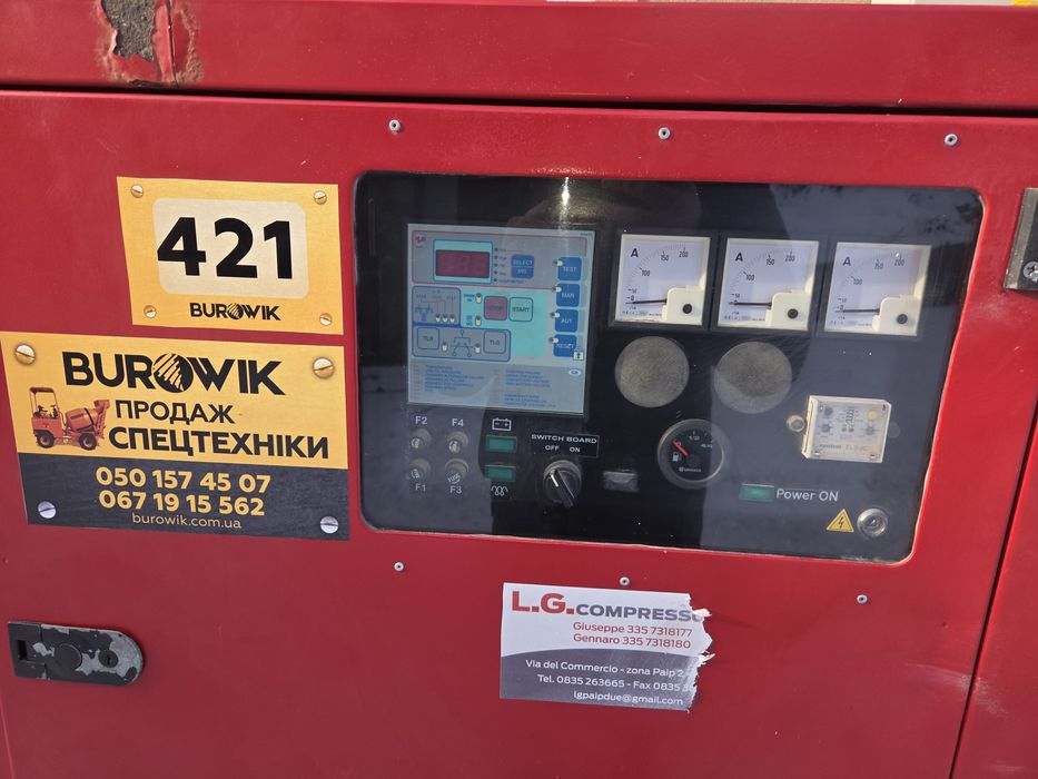 Генератор Mosa 152kva 2008 Perkins