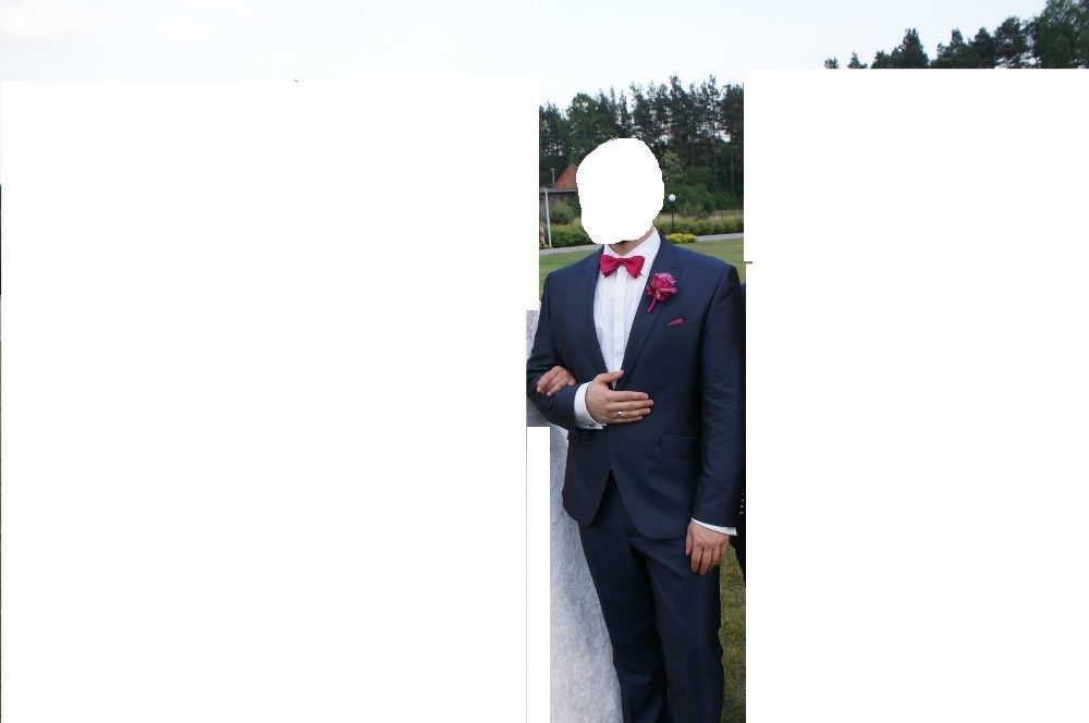 garnitur ślubny stan idealny
