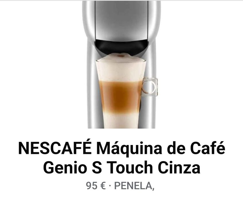NESCAFÉ Máquina de Café Genio S Touch Cinza