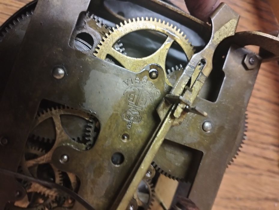 Stary zegar ścienny Gustav Becker A25 sprawny