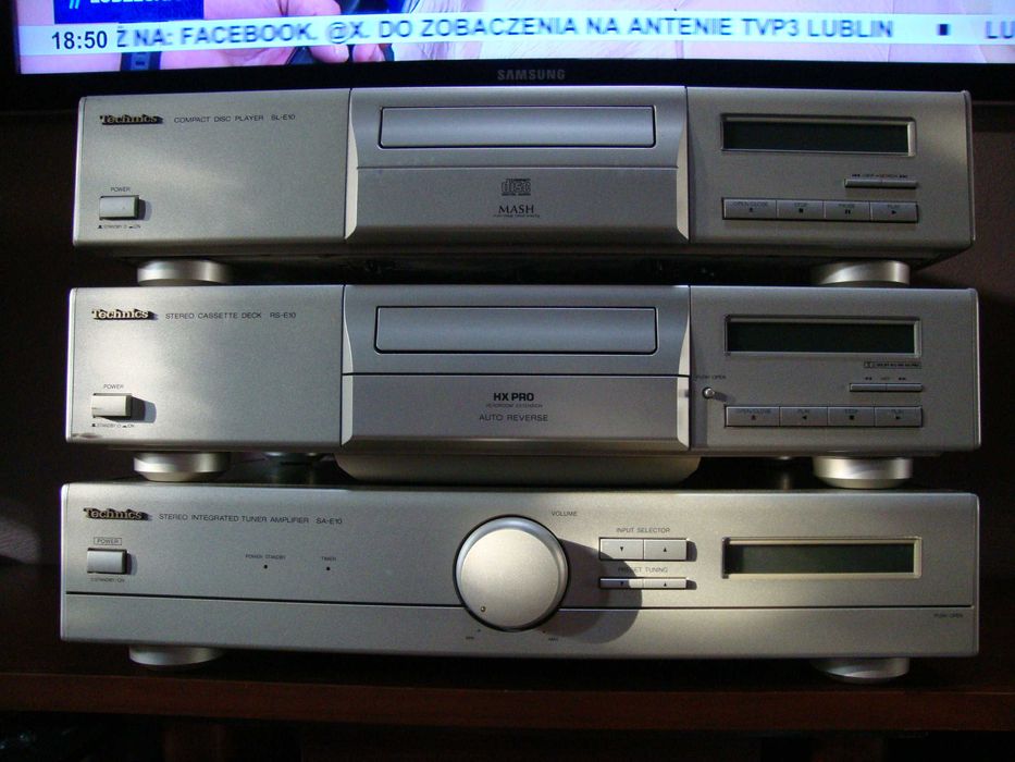 Piękny Zestaw Technics SA-E10, RS-E10, SL-E10