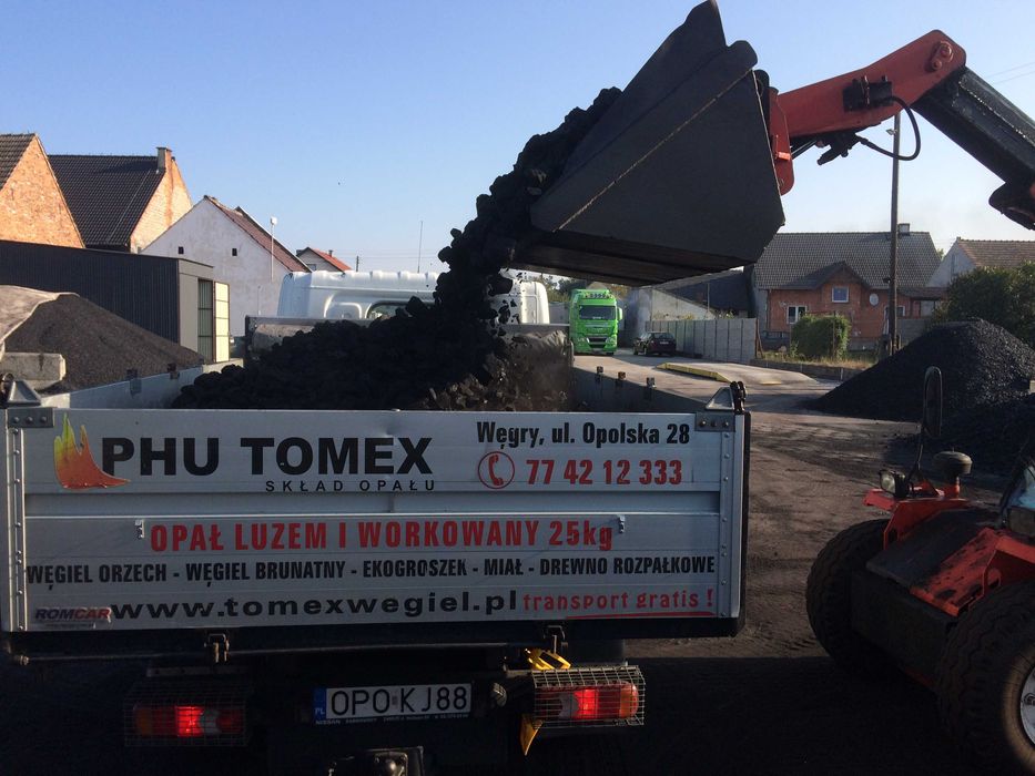 Węgiel orzech średni 25-27MJ  groszek pellet transport gratis