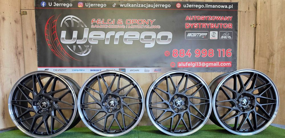 Nowe alufelgi PEUGEOT 19x5x108 - 3008, 308/GT, 408, 5008,508