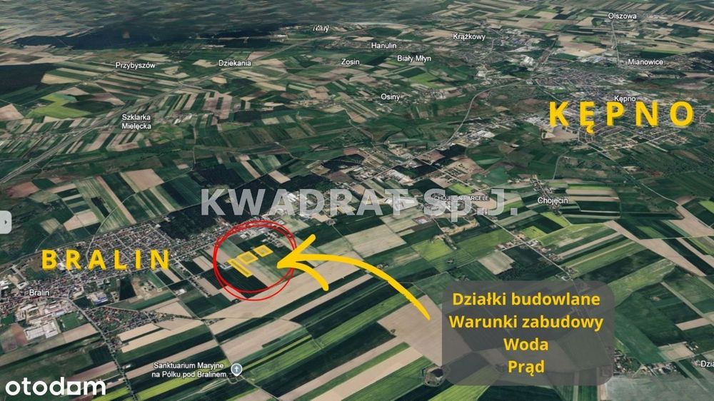 Działki budowlane - Bralin