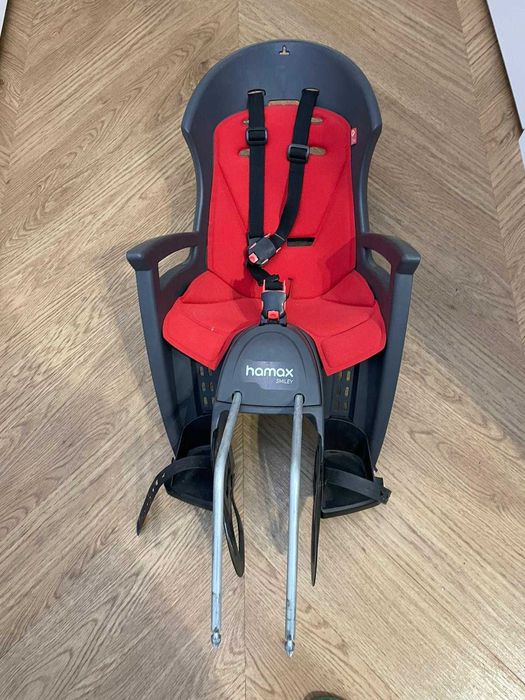 Hamax Smiley fotelik rowerowy | 9–22 kg | Na bagażnik | Bezpieczny