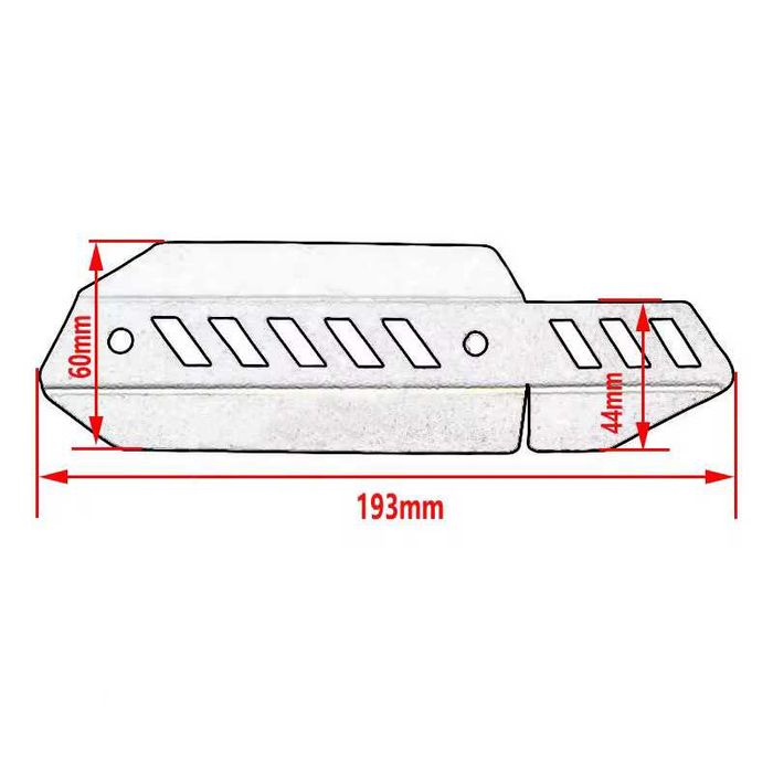 Protetor escape CFMOTO 450MT