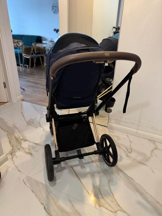 Cybex Priam Rosegold  NOWA gondola w folii +spacerówka używana