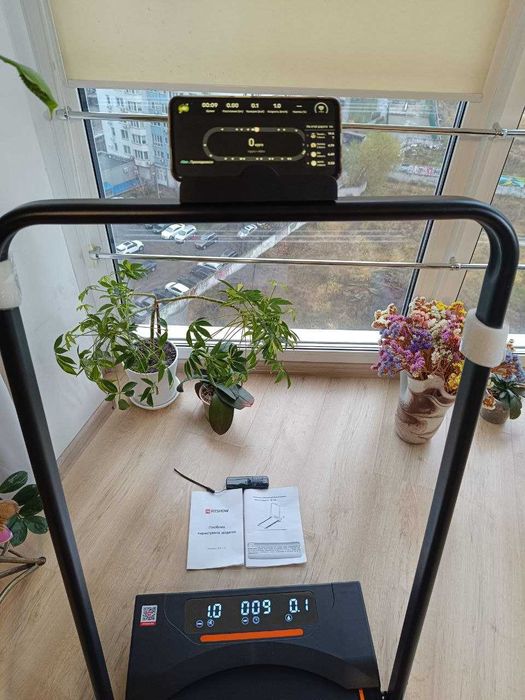 Бігова доріжка Fitonix 10км/год до 110 кг Bluetooth регульований нахил