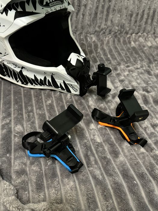 Кріплення для телефону на шолом мото | тримач телефону | мотоцикл