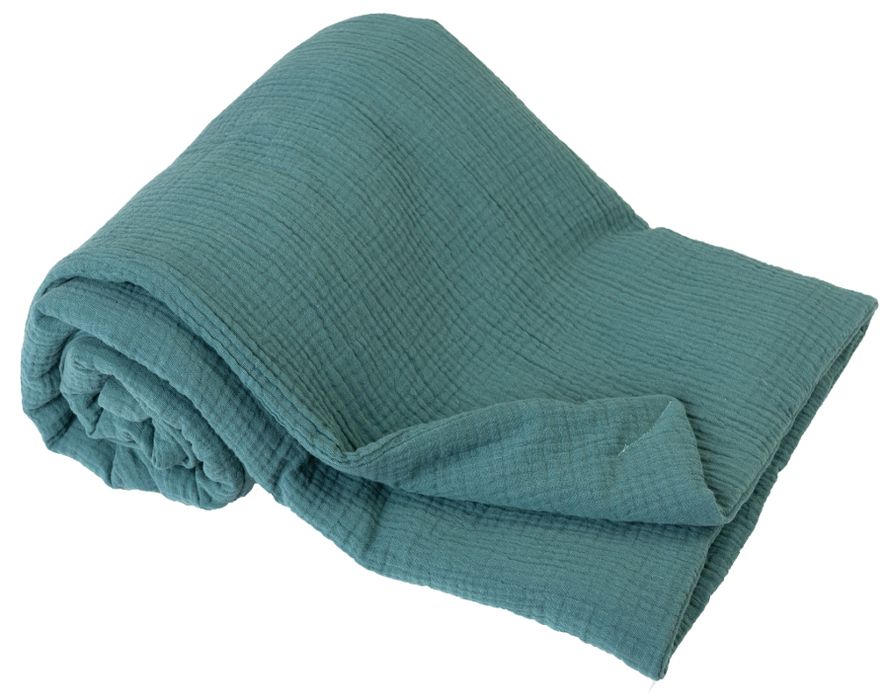 Kocyk Muslin Matex 75x100cm Miękki Bawełniany Do Wózka Przewijaka Oddychający Delikatny Na Skórę Noworodka
