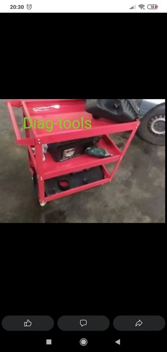 Carrinho/carro de apoio de peças ferramentas com rodas