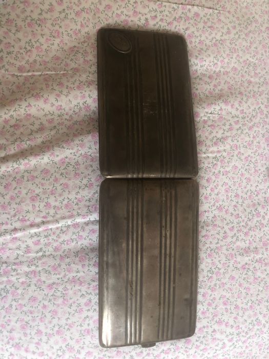 Cigarreira vintage prata